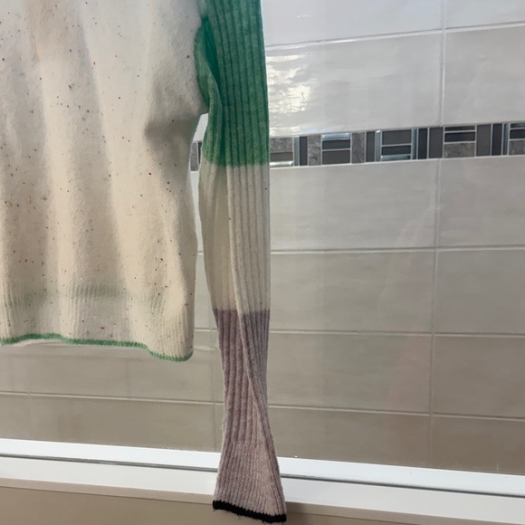 John + Jenn Brand Colorful Striped Women's Sweater Size M NWT - Picture 7 of 9